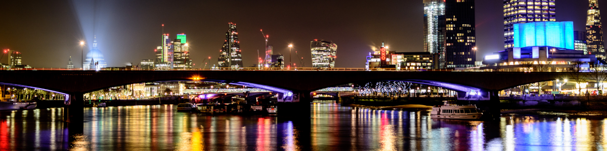 nightime city scape