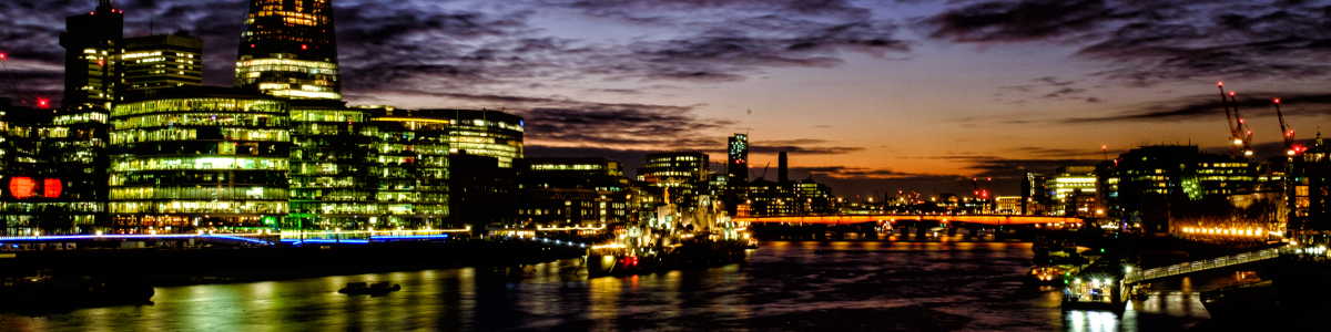 nightime city scape
