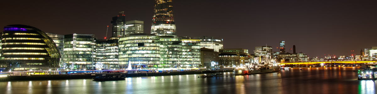 nightime city scape